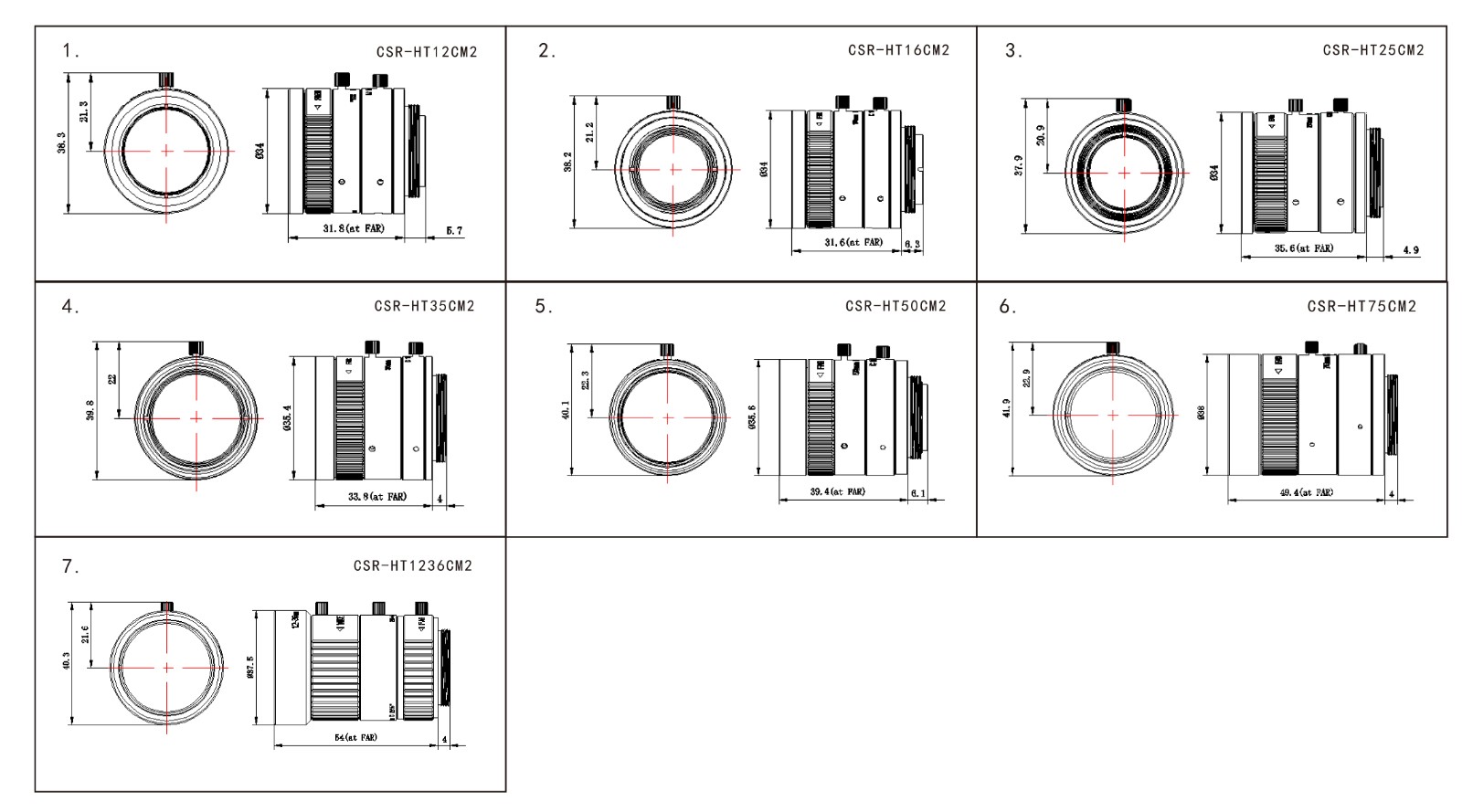 200萬(wàn)CCTV定焦鏡頭尺寸圖 200萬(wàn)CCTV定焦鏡頭尺寸圖