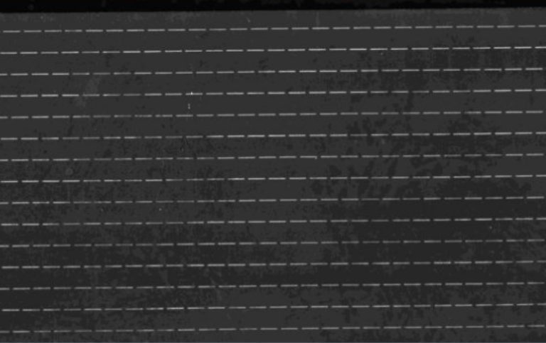 太陽(yáng)能組件刻度線間距機(jī)器視覺(jué)系統(tǒng)檢測(cè)軟硬件方案